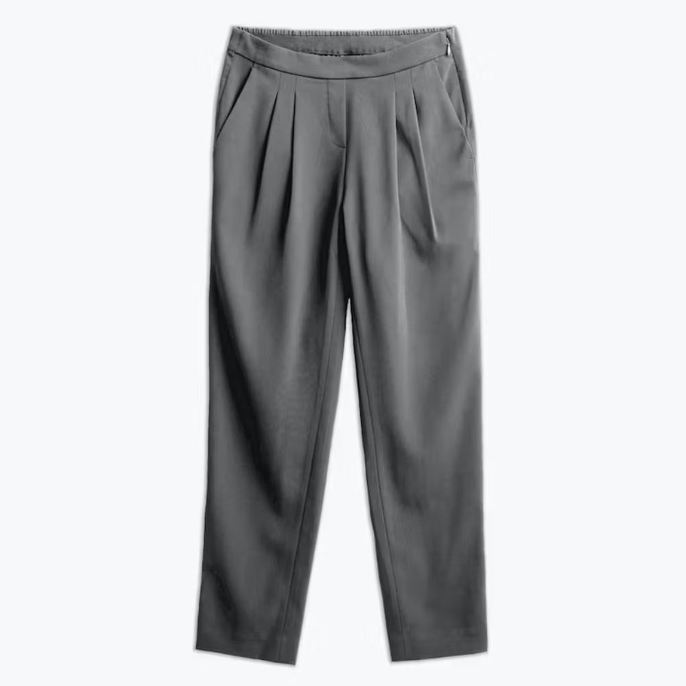 Ministry of Supply | Swift Drape Pant - Charcoal Heather - Size 12